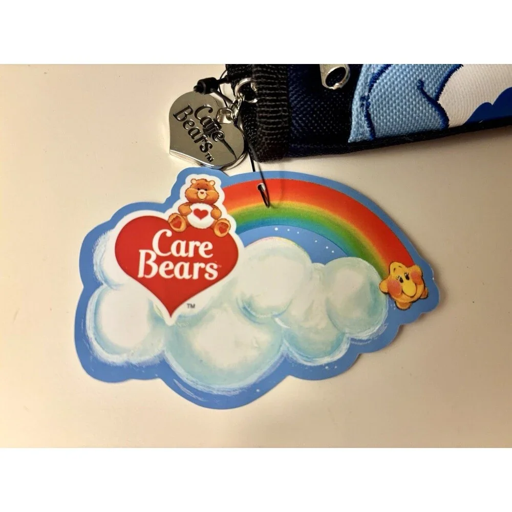 Vtg Care Bears Zip Around Wallet Coin Pouch Grumpy Bear RARE ‘03 Collector Y2K